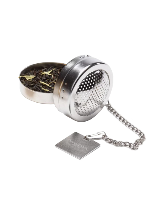 Infusor de Chá Bola Perfurada com Corrente Aço Inoxidável