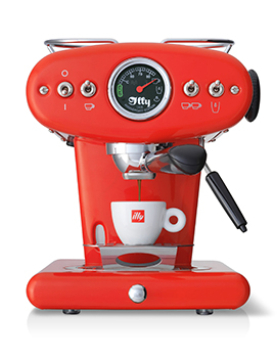 Máquina Café ILLY X1 Aniversário Pastilha / Moido Vermelho