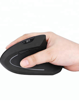 Rato Wireless Ergonómico Vertical BNH-WL-62 Preto