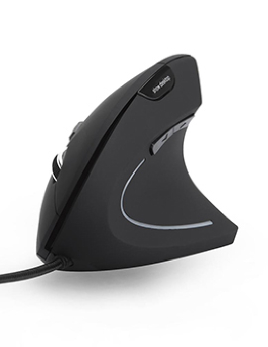 Rato com Fio Ergonómico Vertical BNH-WRV-18 Preto