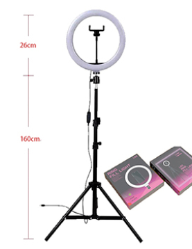Ring Light 10 Pol 6500K Suporte + Tripé