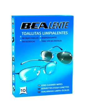 Toalhitas Limpa Lentes Bealente 10un
