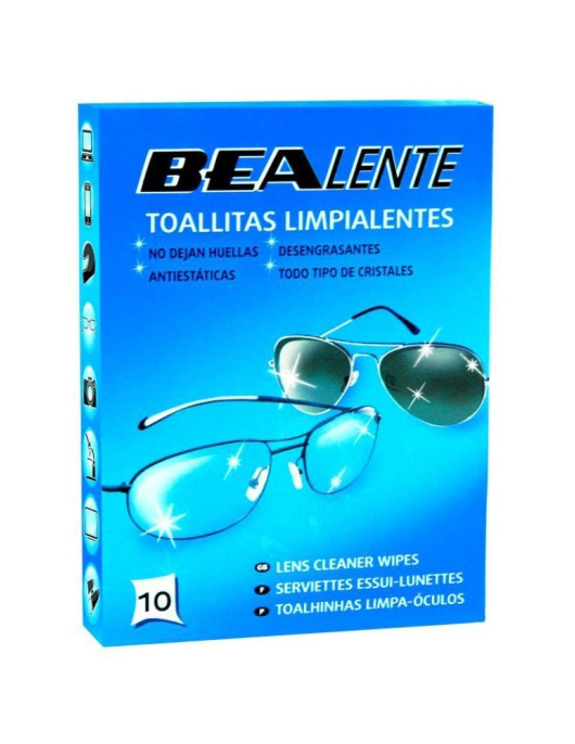 Toalhitas Limpa Lentes Bealente 10un