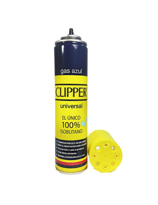 Gás Recarga Isqueiros Clipper Válvula Metal 300ml