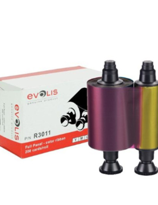 Fita Cor 5 paineis YMCKO Evolis R3011
