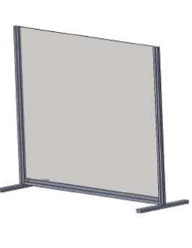 Divisor de mesa Premium Plus 600x1000mm