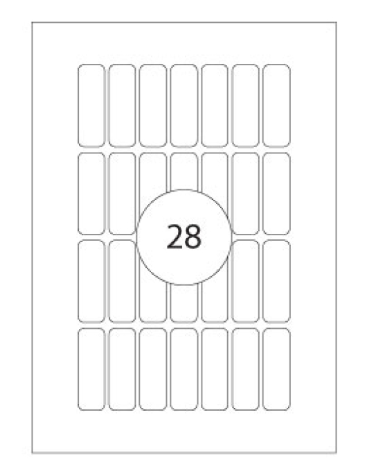 Etiquetas 013x040mm 10Fls A5 01637 Apli 280un