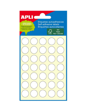 Etiquetas Redondas 13mm Branco Apli 2661 210un