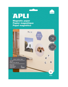 Papel Magnético Fotográfico Apli A4 8 Folhas