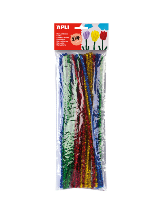 Chenille Cores Brilhantes Sortidas Apli 50un