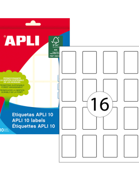 Etiquetas 025x040mm 10Fls A5 Branco Apli 160un