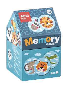 Jogo Casinha de Memória Safari 24 Peças