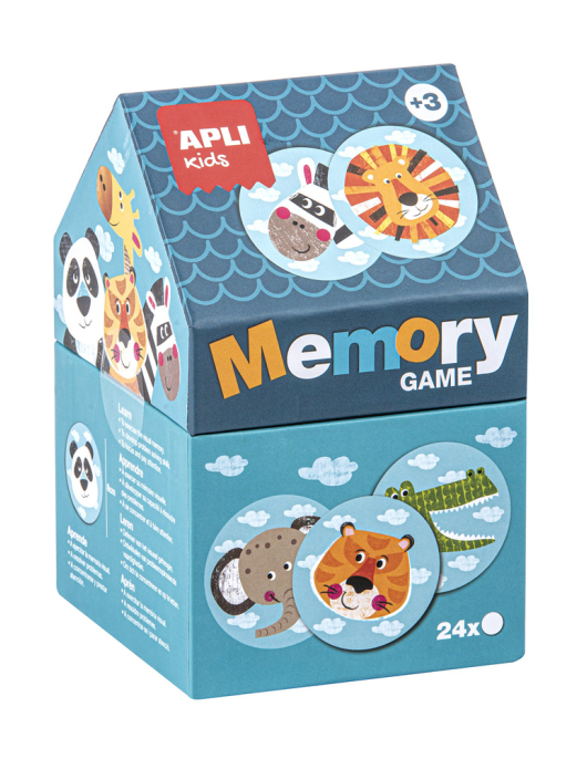 Jogo Casinha de Memória Safari 24 Peças