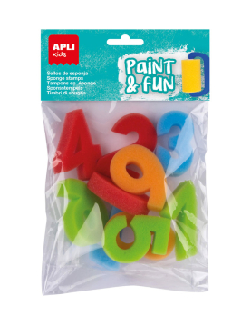 Esponja Carimbo 123 Apli Kids Paint & Fun 10un