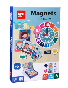 Jogo Educativo Magnético Apli As Horas 96 Peças
