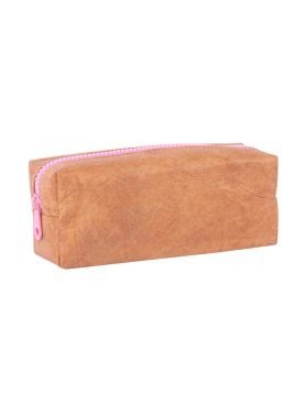 Estojo Kraft Apli com Fecho Rosa 1un