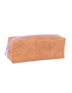 Estojo Kraft Apli com Fecho Roxo 1un