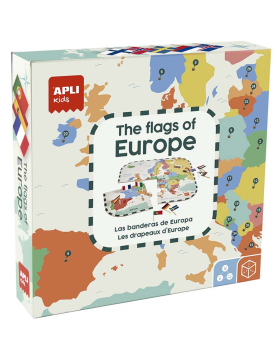 Jogo Educativo Puzzle Apli Bandeiras da Europa