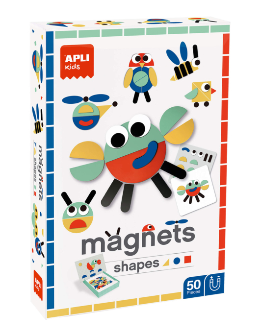 Jogo Educativo Apli Kids Magnets Shapes 50 peças