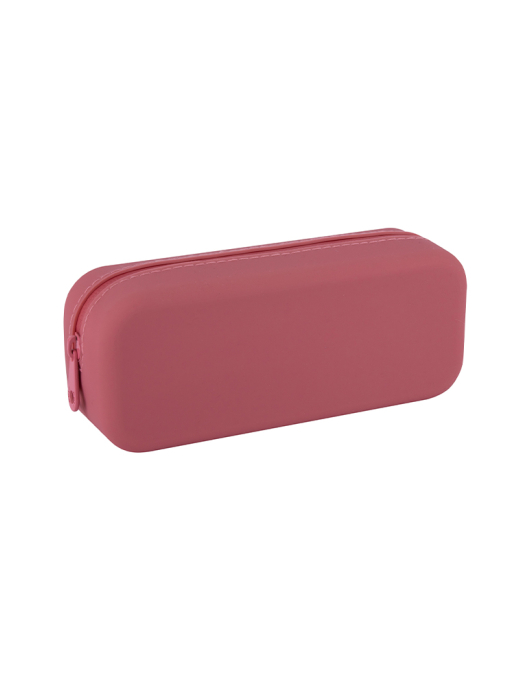 Estojo Silicone Up North com Fecho Rosa Coral Apli