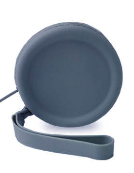 Porta Moedas Silicone Up North com Fecho Azul Cinza Apli