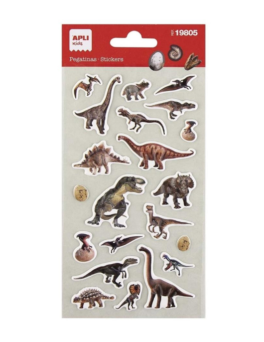 Autocolante Dinossauros Realistas 1 Folha