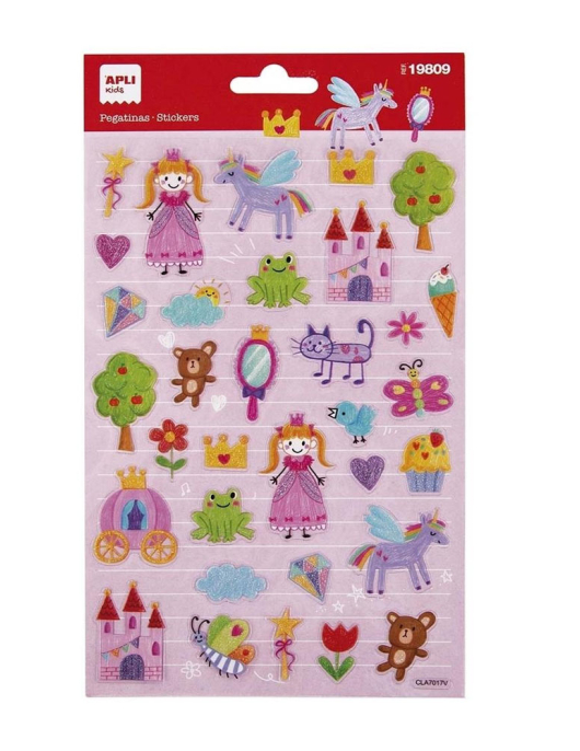 Autocolante Desenho Princesa 1 Folha