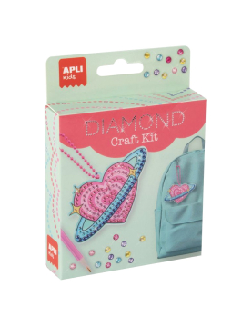 Kit Craft Adereço Planeta Coração Apli Kids
