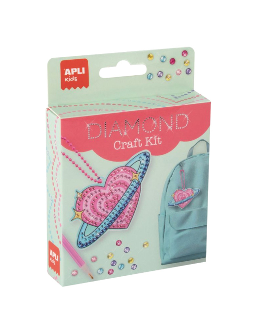 Kit Craft Adereço Planeta Coração Apli Kids