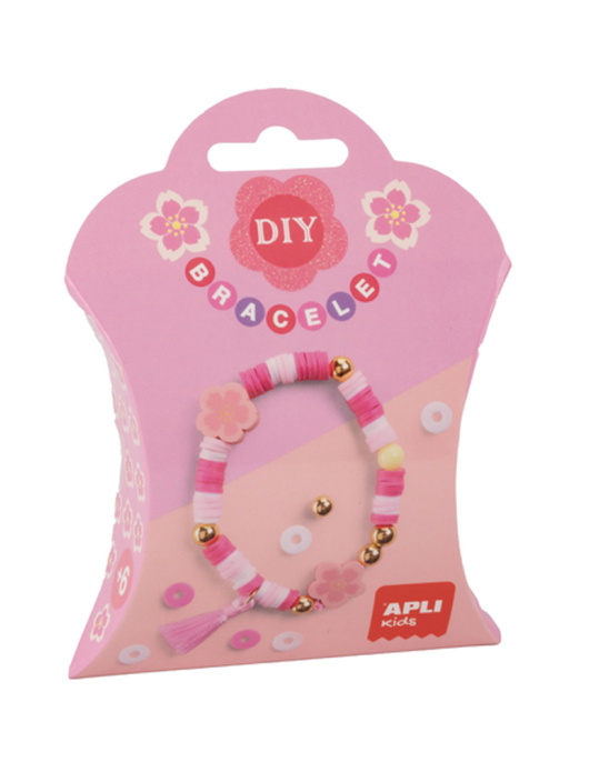 Kit Pulseiras Pink Flower Apli Kids
