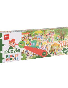 Jogo Educativo Puzzle Apli Observação Mercado 200 Peças