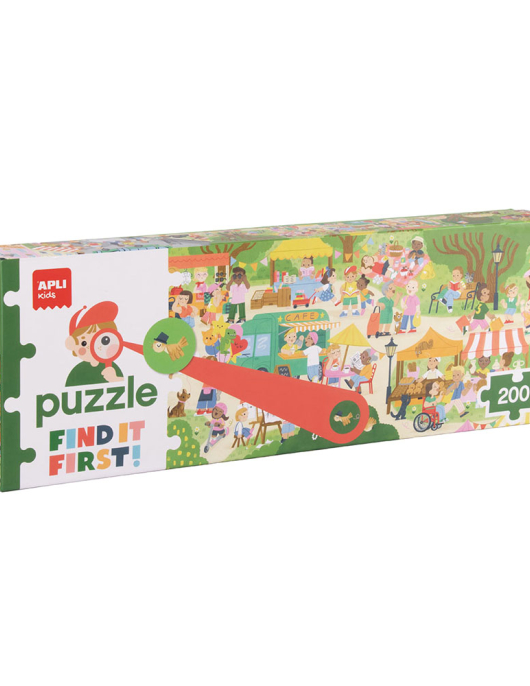 Jogo Educativo Puzzle Apli Observação Mercado 200 Peças