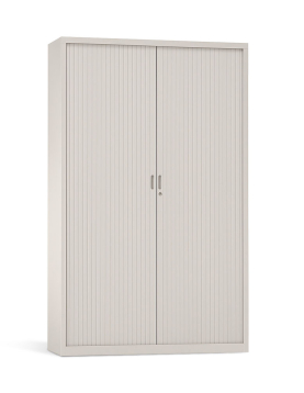 Armario Portas Persiana 4 Prateleiras 1200x420x1950 Cinza