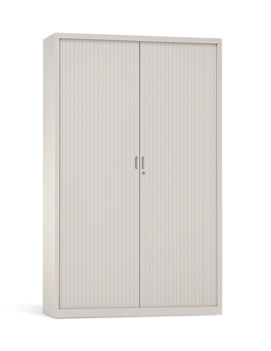 Armario Portas Persiana 4 Prateleiras 1200x420x1950 Cinza