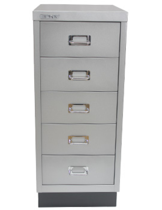 Móvel Metal 673x279x429 com 5 Gavetas Silver