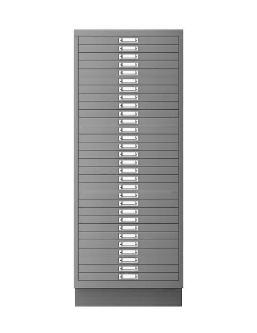 Móvel Metal 940x279x429 com 30 Gavetas Cinza