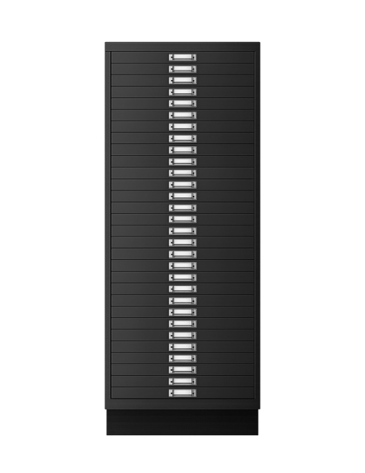 Móvel Metal 940x279x429 com 30 Gavetas Preto
