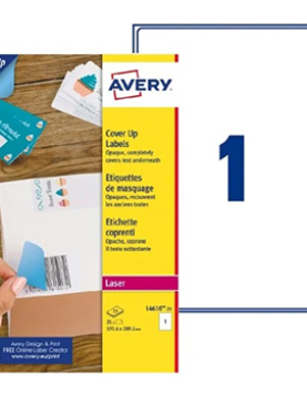 Etiquetas Ocultar 199,6x289,1mm 25Fls Avery 25un