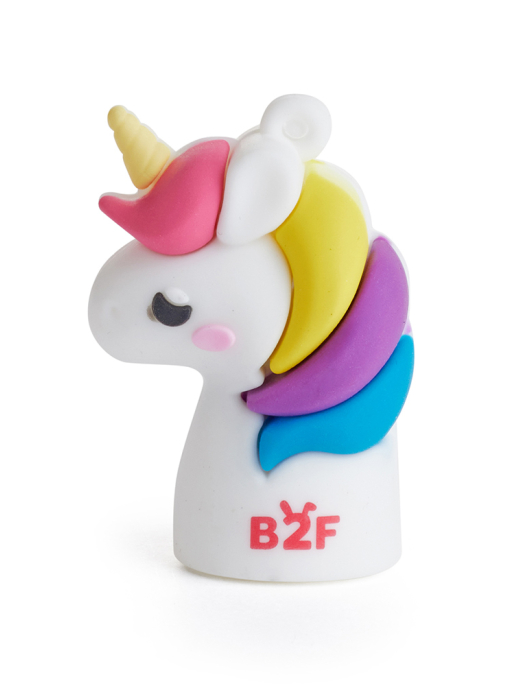 Afia Lápis 1 Boca Silicone Unicórnio 1un