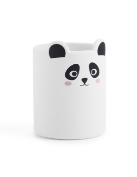 Porta Lápis Silicone Redondo Wildly Panda