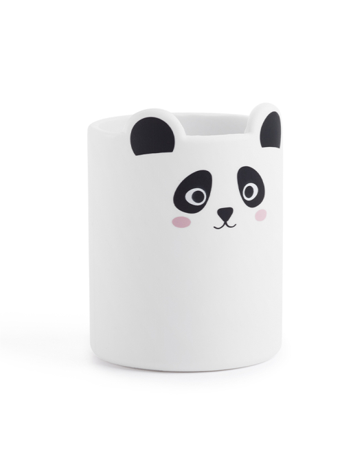 Porta Lápis Silicone Redondo Wildly Panda