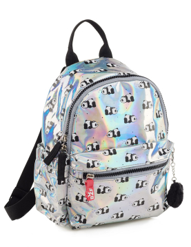Mochila Infantil Mini Panda Holografica 5L