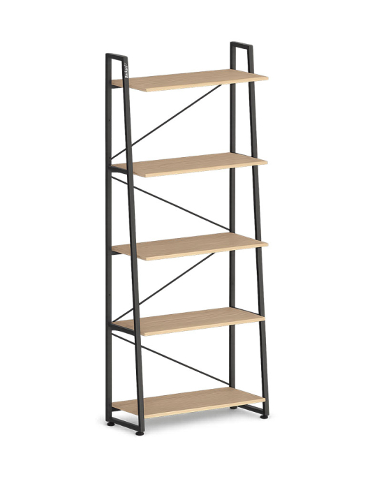 Estante 5 Prateleiras 70x30x170cm Carvalho Claro