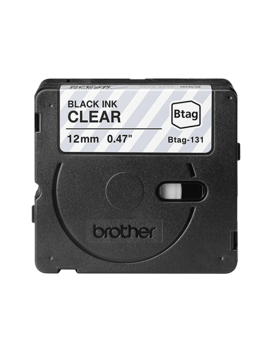 Fita Btag131 12mmx4mts Transparente/Preto
