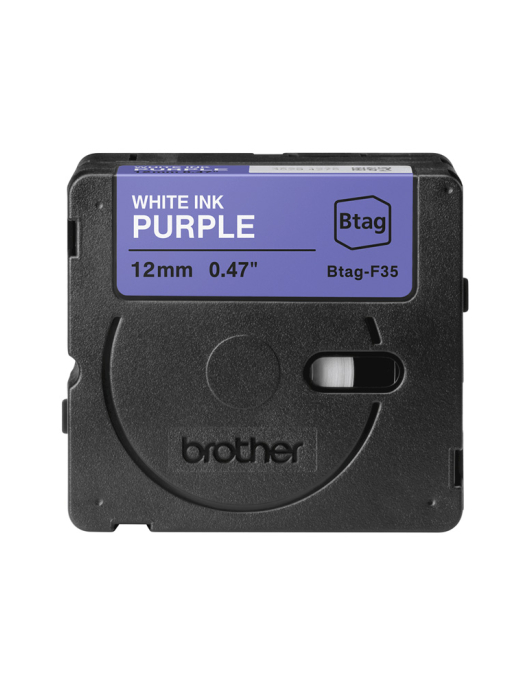 Fita Btagf35 12mmx4mts Roxo/Branco