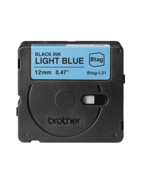 Fita Btagl31 12mmx4mts Azul Claro/Preto