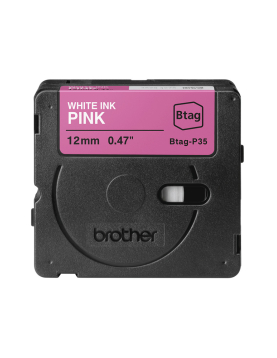 Fita Btagp35 12mmx4mts Rosa/Branco