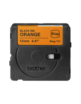 Fita Btagt31 12mmx4mts Laranja/Preto
