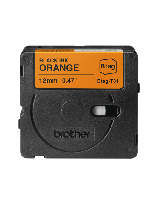 Fita Btagt31 12mmx4mts Laranja/Preto
