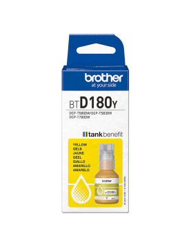 Tinteiro Brother BTD180Y Amarelo 5000 Pág.